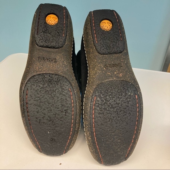 TIMBERLAND Sz 7 Suede Sherpa Lined  Lace-up Comfort Boots - Picture 15 of 15